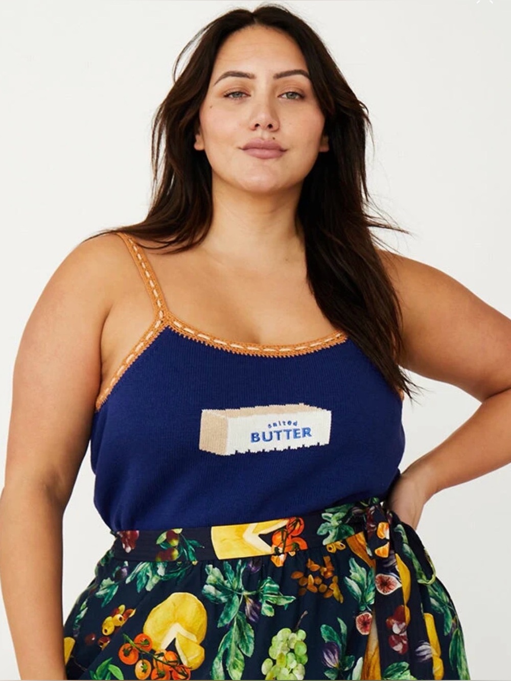 Rachel Antonoff Bread & Butter Knit Tank Top XXL Cotton Cashmere MSRP $198